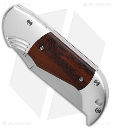 AGA Campolin Alex Bolster Release Automatic Knife Snakewood  (3.1" Satin) 