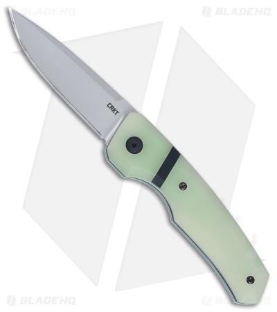 CRKT Michaca Automatic Knife Jade G-10 (3.3" Bead Blast) A1000J