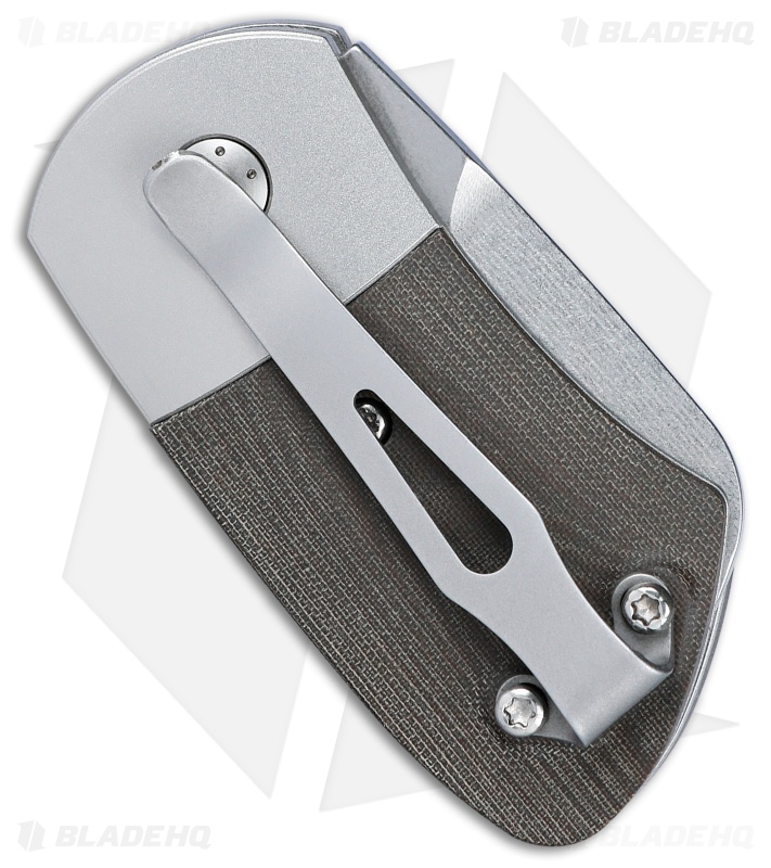 CRKT Minnow Automatic Knife Micarta w/ Stainless Steel (1.68" Stonewash)
