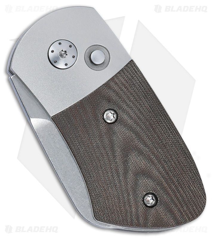 CRKT Minnow Automatic Knife Micarta w/ Stainless Steel (1.68" Stonewash)