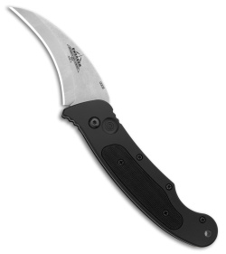 Emerson Elvia Automatic Knife Black Aluminum/G-10 (3.1" Stonewash)