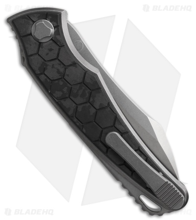 G&G Hawk Talon Automatic  Knife - Honeycomb Spectral Carbon Fiber - Bright Wash