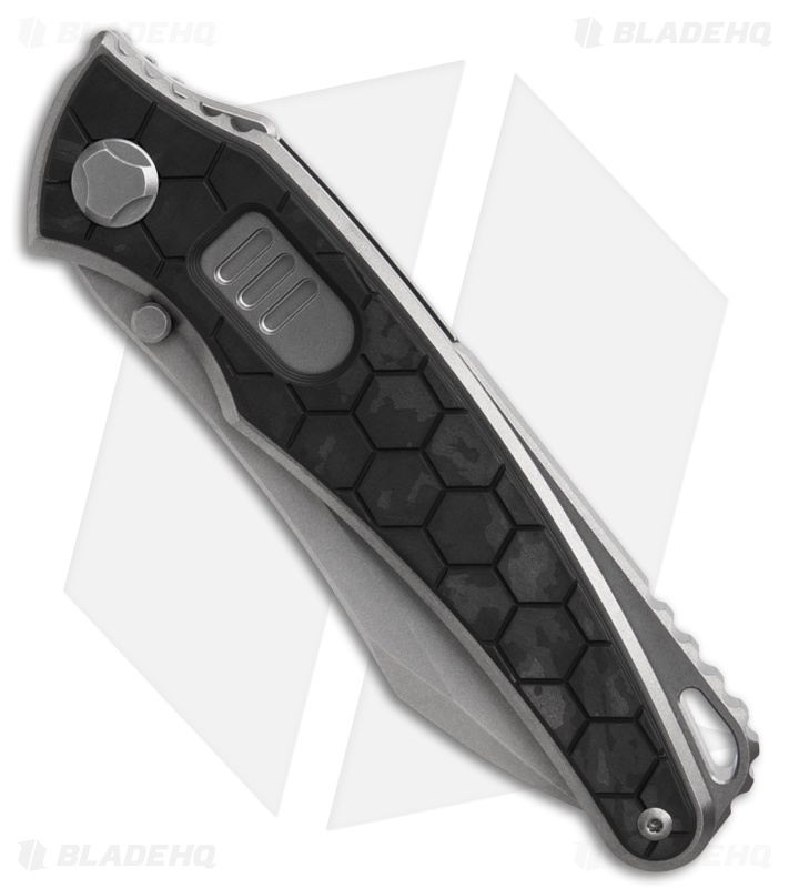 G&G Hawk Talon Automatic  Knife - Honeycomb Spectral Carbon Fiber - Bright Wash