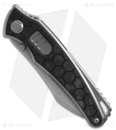 G&G Hawk Talon Automatic  Knife - Honeycomb Spectral Carbon Fiber - Bright Wash