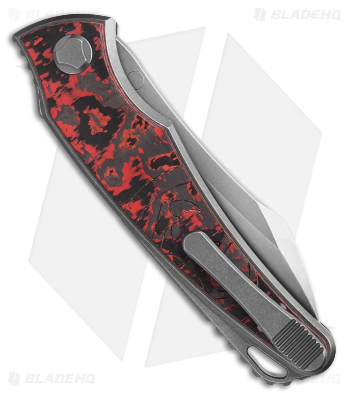 G&G Hawk Talon Automatic  Knife - Lava Flow - Bright Wash