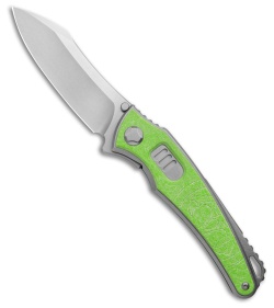 G&G Hawk Talon Automatic  Knife - Spring Green Glass - Bright Wash