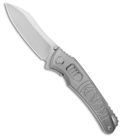 G&G Hawk Talon Automatic  Knife - Titanium - Bright Wash