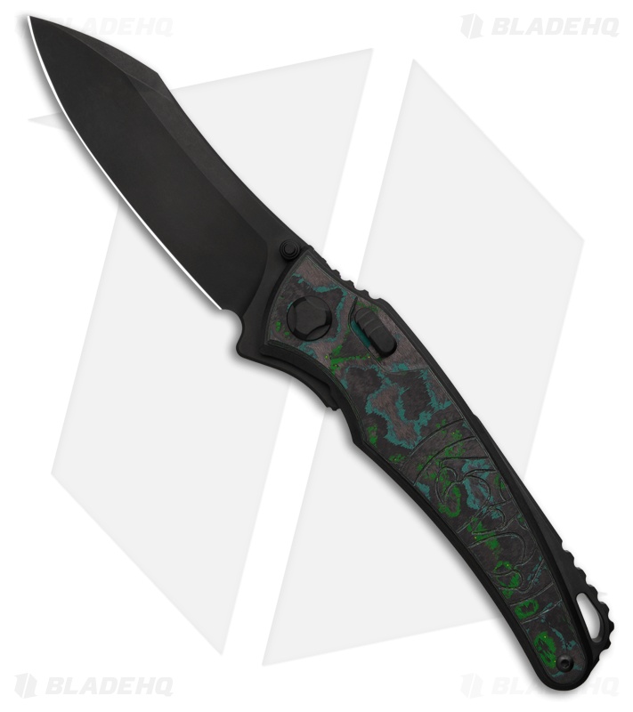 G&G Hawk Talon Automatic Knife Kelp Bed Carbon Fiber - DLC