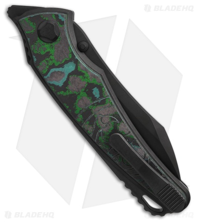G&G Hawk Talon Automatic Knife Kelp Bed Carbon Fiber - DLC