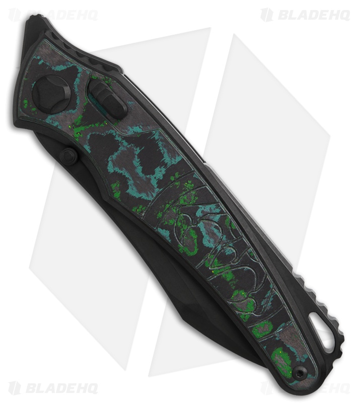 G&G Hawk Talon Automatic Knife Kelp Bed Carbon Fiber - DLC
