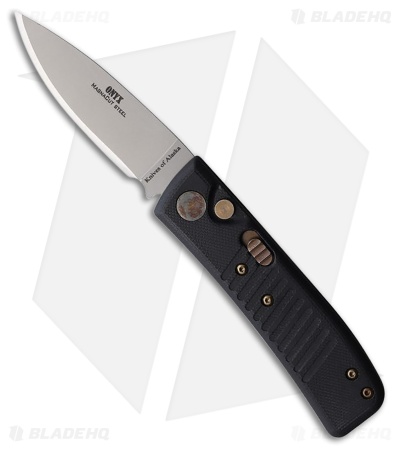 Knives of Alaska Onyx Automatic Knife Black G-10 (2.6" BB MagnaCut)