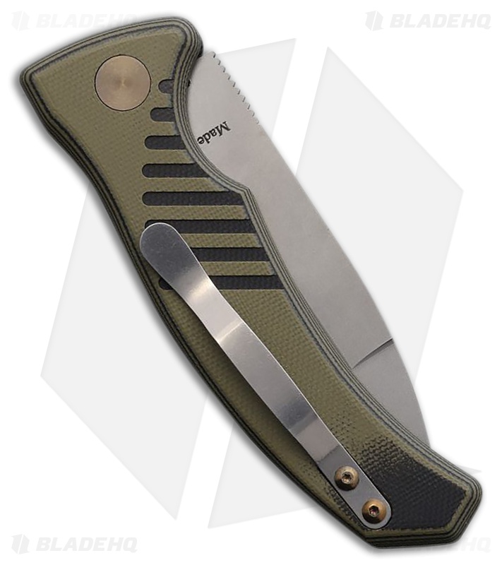 Knives of Alaska Eagle Automatic Knife OD Green/Black G-10 (2.9" BB MagnaCut)