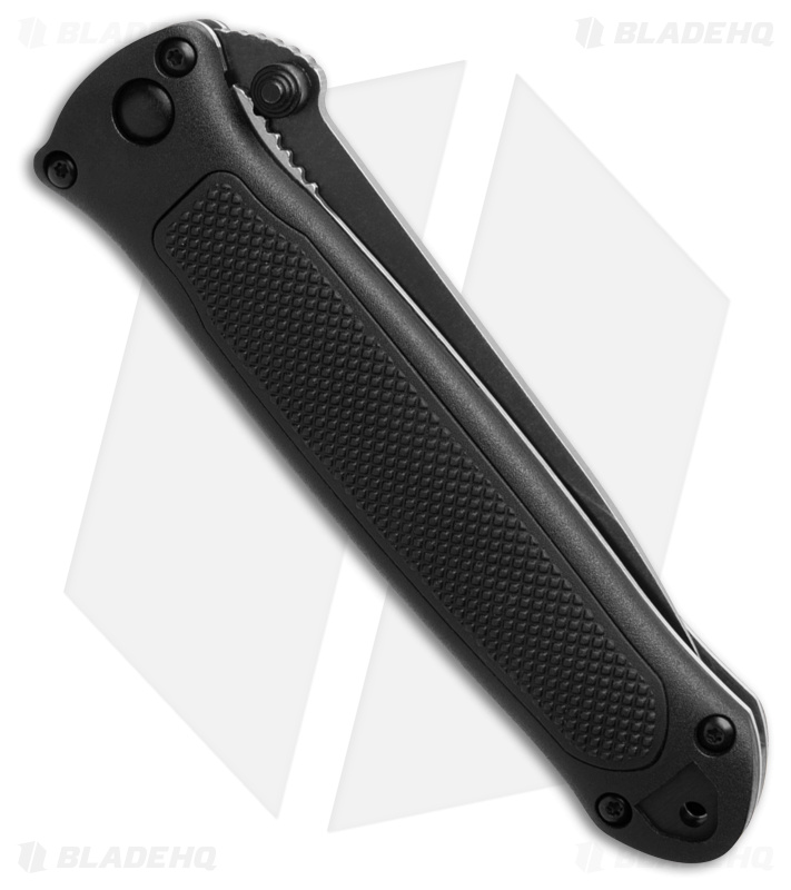 Linder Dual-Action Automatic Hidden Release Knife (3.25" Black)