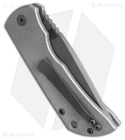 McNees Knives MAC2 AutoMac Knife Aluminum (3.5" Stonewash MagnaCut)