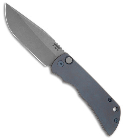 McNees Knives MAC2 AutoMac Knife Blue/Bronze Titanium (3.5" SW MagnaCut)