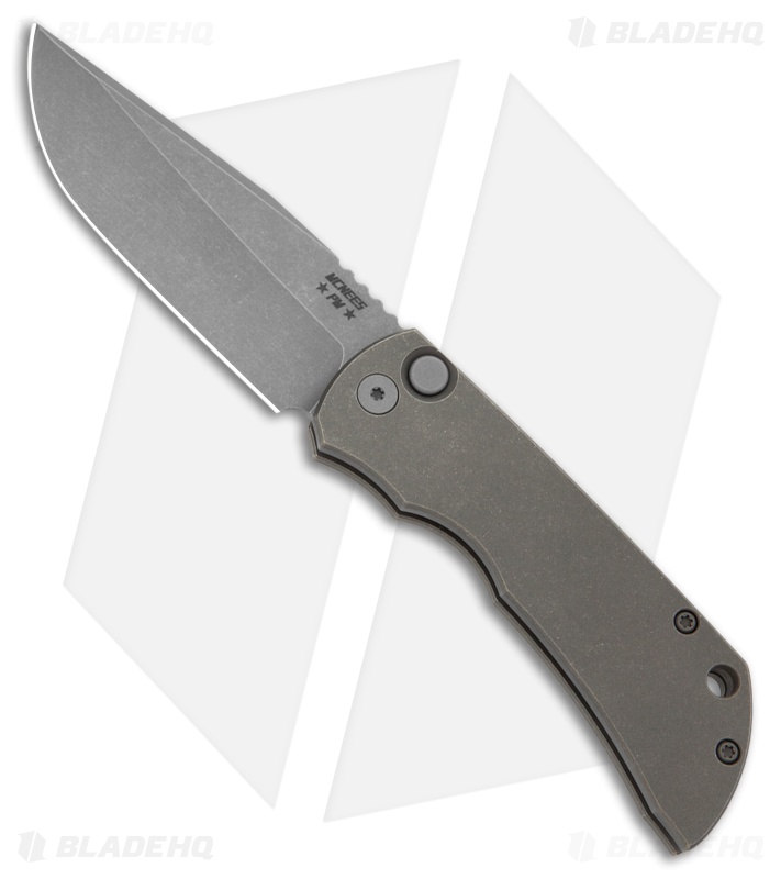 McNees Knives PM MAC2 3.5 AutoMac Knife Atomic Titanium (3.5" SW MagnaCut)