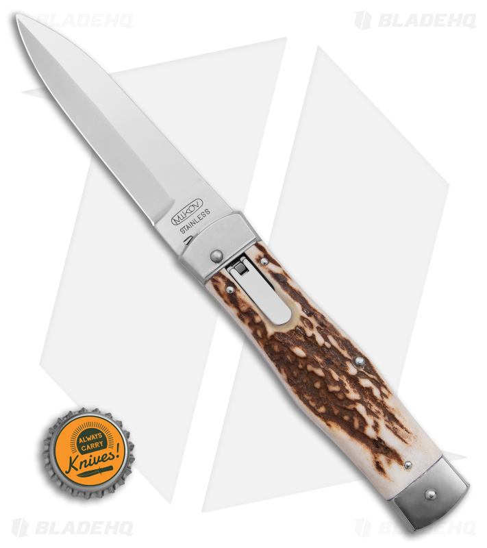 Mikov 241 Predator Knife Brown Horn (3.8