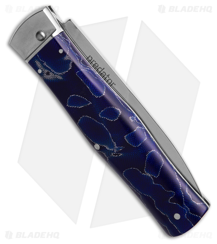 Mikov 241 Predator Lever Lock Automatic Knife Blue Raffir (3.75" SW)