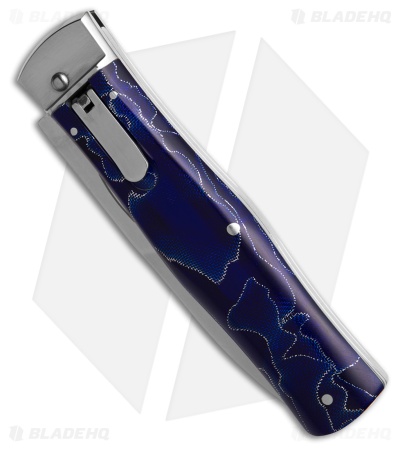Mikov 241 Predator Lever Lock Automatic Knife Blue Raffir (3.75" SW)