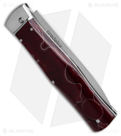 Mikov 241 Predator Lever Lock Dagger Automatic Knife Raffir Red (3.75" Polish)
