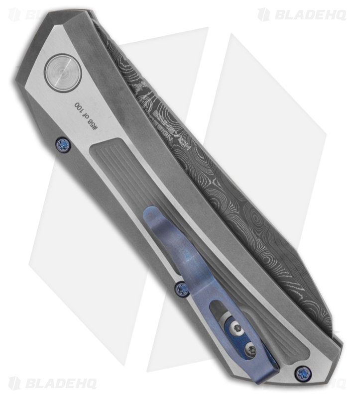 Pro-Tech Dmitry Sinkevich Oligarch Automatic Knife Gray Steel (3.25" Damascus)