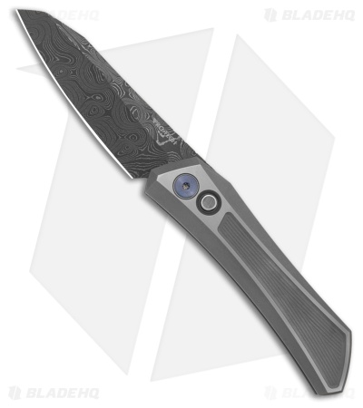 Pro-Tech Dmitry Sinkevich Oligarch Automatic Knife Gray Steel (3.25" Damascus)