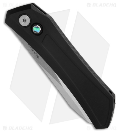 Pro-Tech Oligarch MagnaCut Automatic Knife Black Aluminum (3.25" Satin)