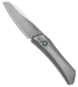 Pro-Tech Oligarch MagnaCut Automatic Knife Weave Texture Steel (3.25" Satin)