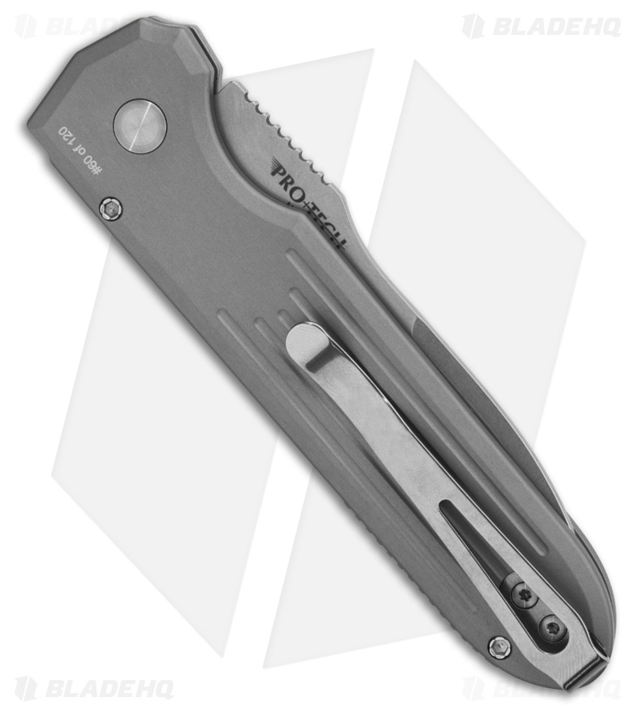 Pro-Tech PDW Invictus Automatic Knife Gray Aluminum MagnaCut