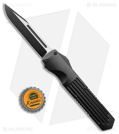 Prometheus Design Audax OTF Automatic Knife Black (3.5" Two Tone) 