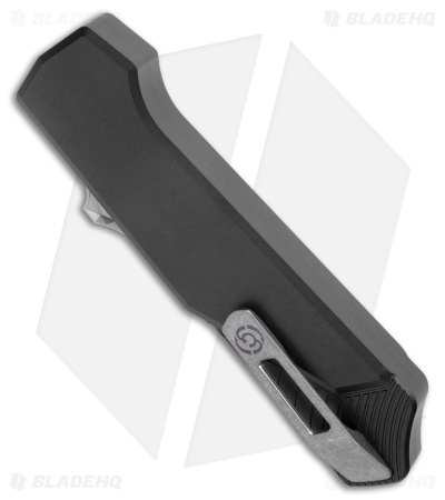 Southern Grind Arachnid OTF Knife Black Aluminum (3.25" Satin)