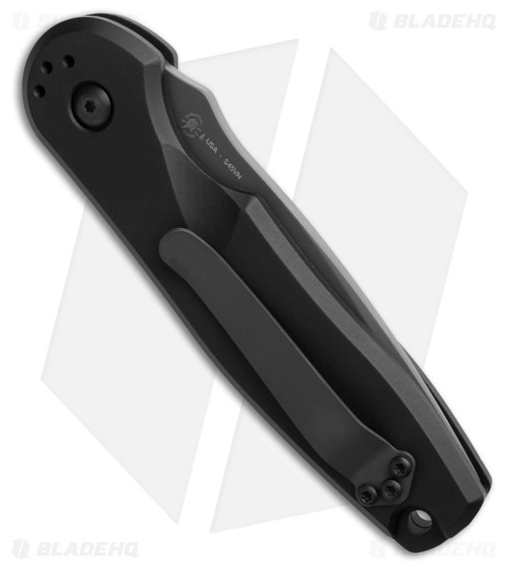 Spartan Blades Zelos Automatic Knife Black Aluminum (3.25" Black) SF9BKBK