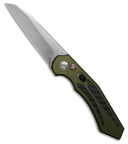 Diablo Automatic Knife Green Aluminum (3.4&quot; Satin) | 195278