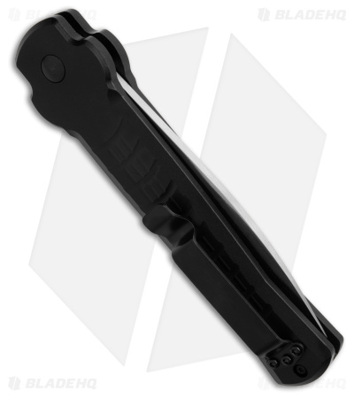 AKC X-treme Ace1 Side Opener Automatic Knife Black Aluminum (3.7" Satin)