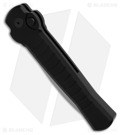 AKC X-treme Ace1 Side Opener Automatic Knife Black Aluminum (3.7" Satin)