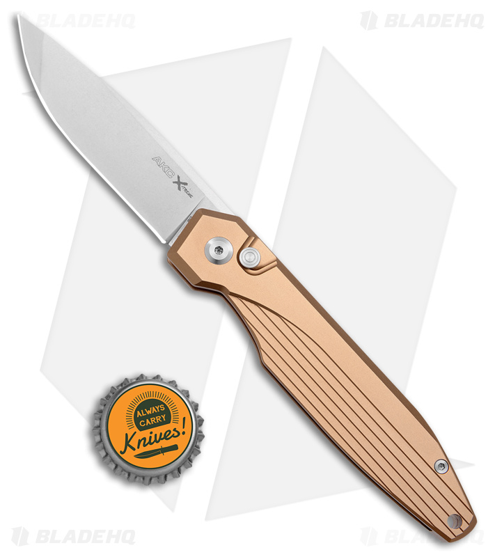 AKC X-treme Dandy Auto Knife Tan + SW - Blade HQ
