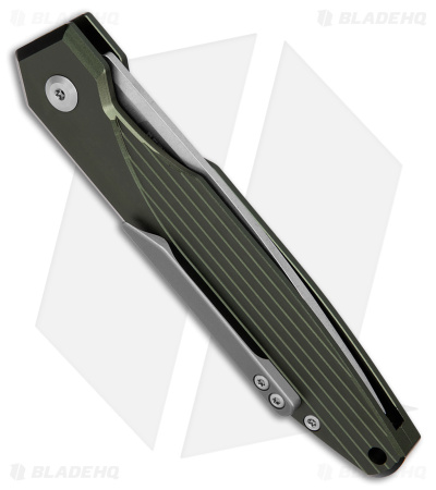 AKC X-treme Dandy Automatic Knife Green Aluminum (3.1" SW)