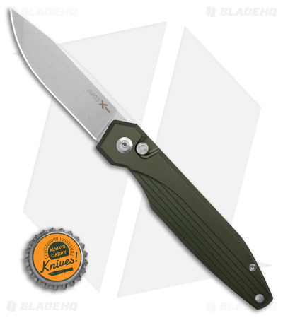 AKC X-treme Dandy Auto Knife Green + SW - Blade HQ