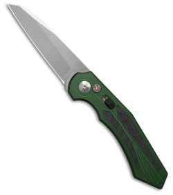 Diablo Automatic Knife Green Aluminum (3.4" Satin) 