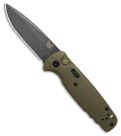 Benchmade CLA MagnaCut  Automatic Knife OD Green G-10 (3.4" DLC SW) 4300BK-02