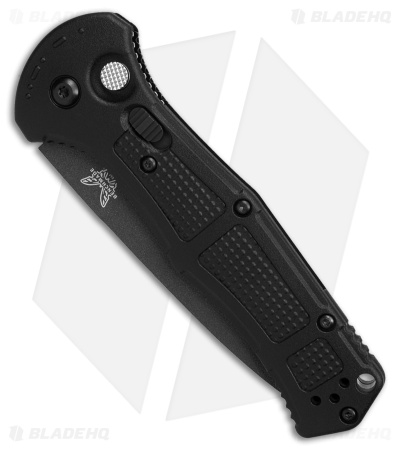 Benchmade Claymore Tanto Automatic Knife Black Grivory (3.6" Black) 9071BK