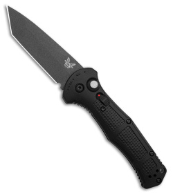 Benchmade Claymore Tanto Automatic Knife Black Grivory (3.6" Black) 9071BK