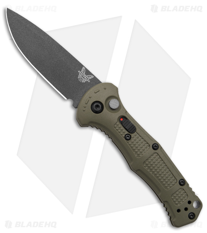 Benchmade Mini Claymore Auto Knife OD Green - Blade HQ