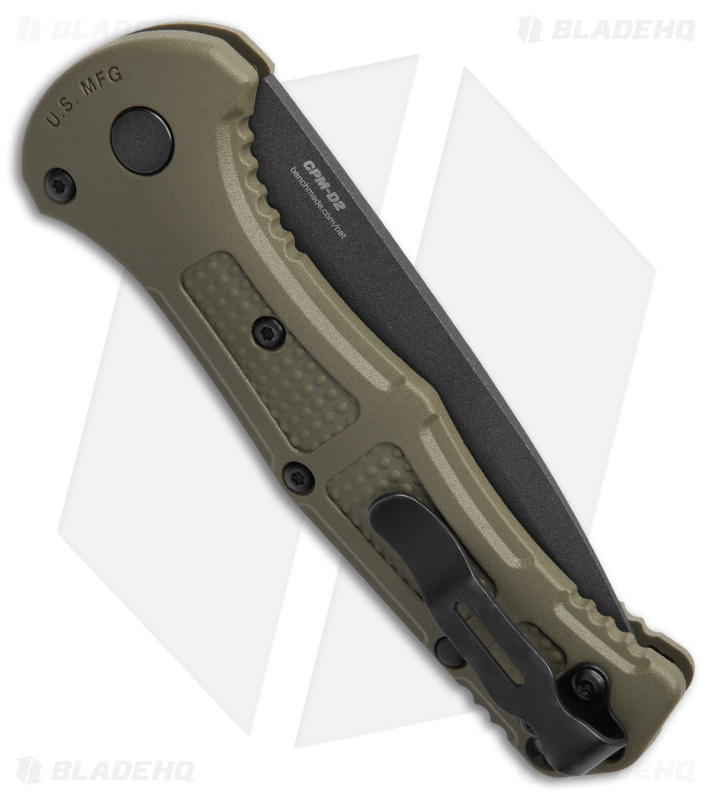 Benchmade Mini Claymore Auto Knife OD Green - Blade HQ
