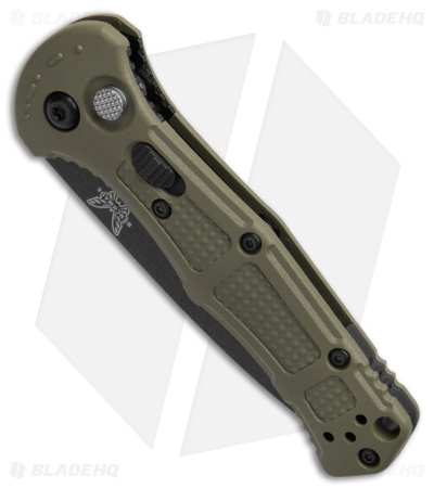 Benchmade Mini Claymore Automatic Knife Grivory OD Green (3" Black) 9570BK-1