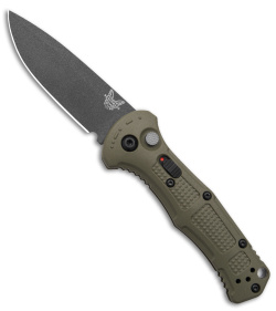 Benchmade Mini Claymore Automatic Knife Grivory OD Green (3" Black) 9570BK-1