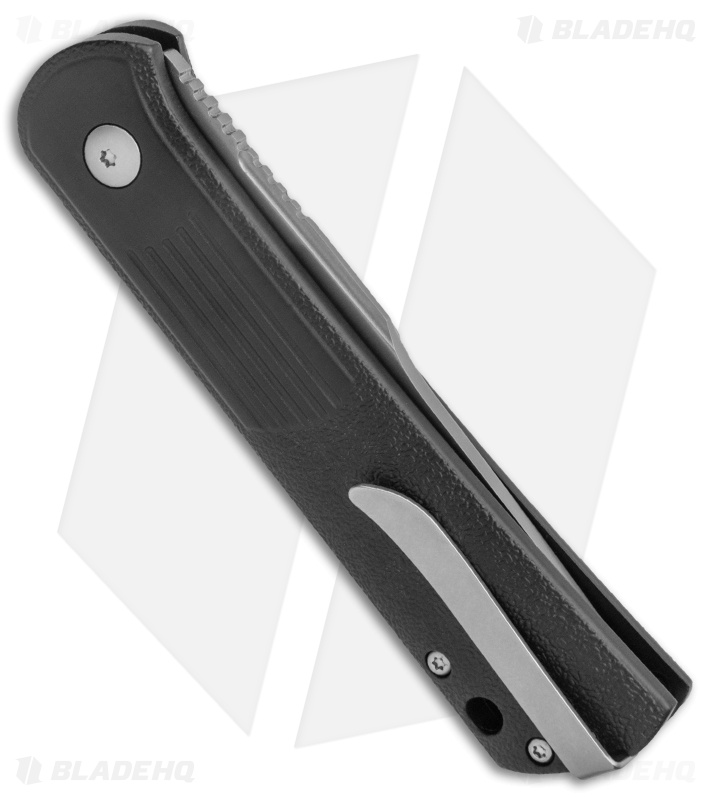 Boker Lundquist Alluvial Automatic Knife Black (3" Bead Blast)