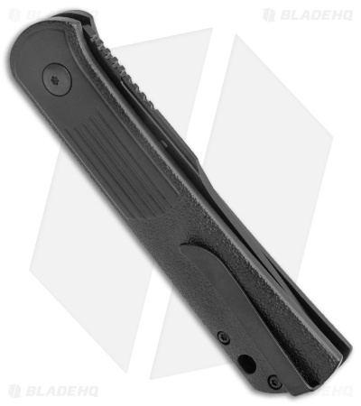 Boker Lundquist Alluvial Automatic Knife Black (3" Black)