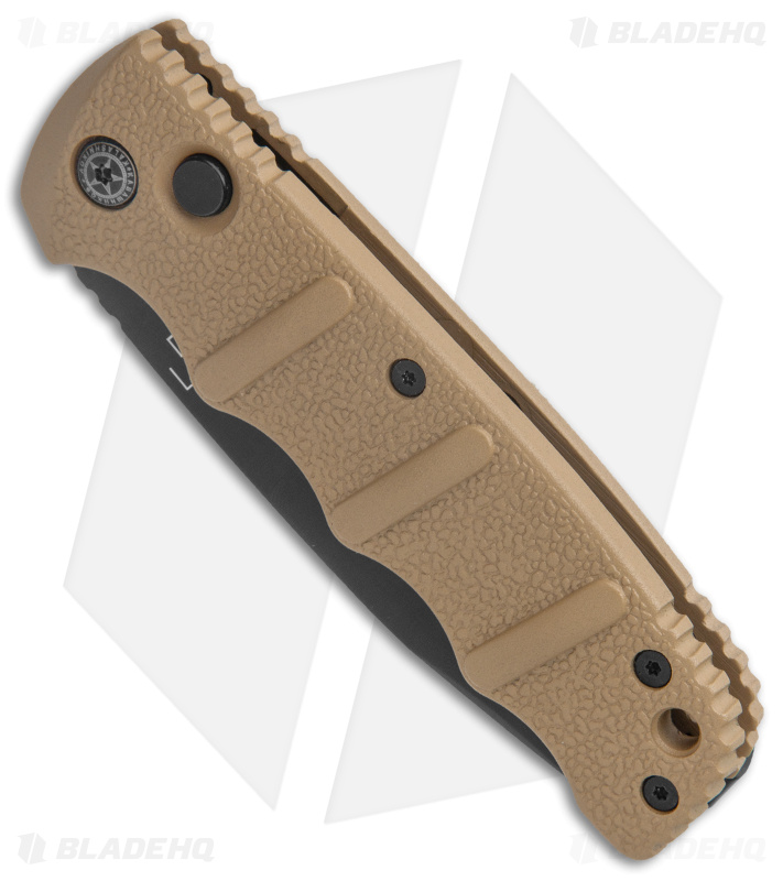 Boker Kalashnikov Drop Point Automatic Knife Coyote Brown (3.25" Black D2)