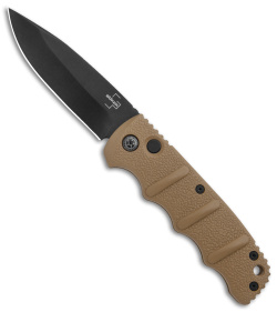 Boker Kalashnikov Drop Point Automatic Knife Coyote Brown (3.25" Black D2) 